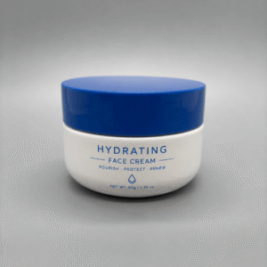 Wide-mouth cosmetic cream jar with custom printing