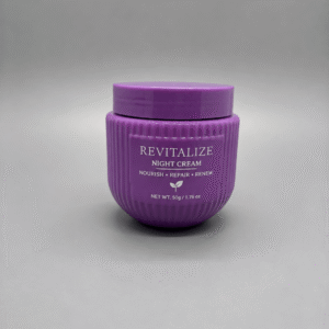 Rounded cosmetic cream jar with custom logo printing